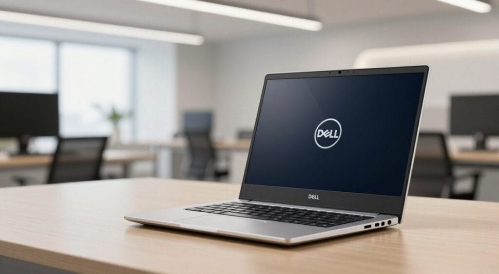 Gerar imagem do Dell Inspiron 14 2 em 1 i1300-M30 com destaque para o design metálico e tela touchscreen