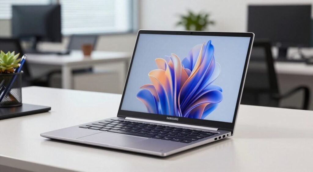 Gere uma imagem do Samsung Galaxy Book4 Ultra NP960XGL