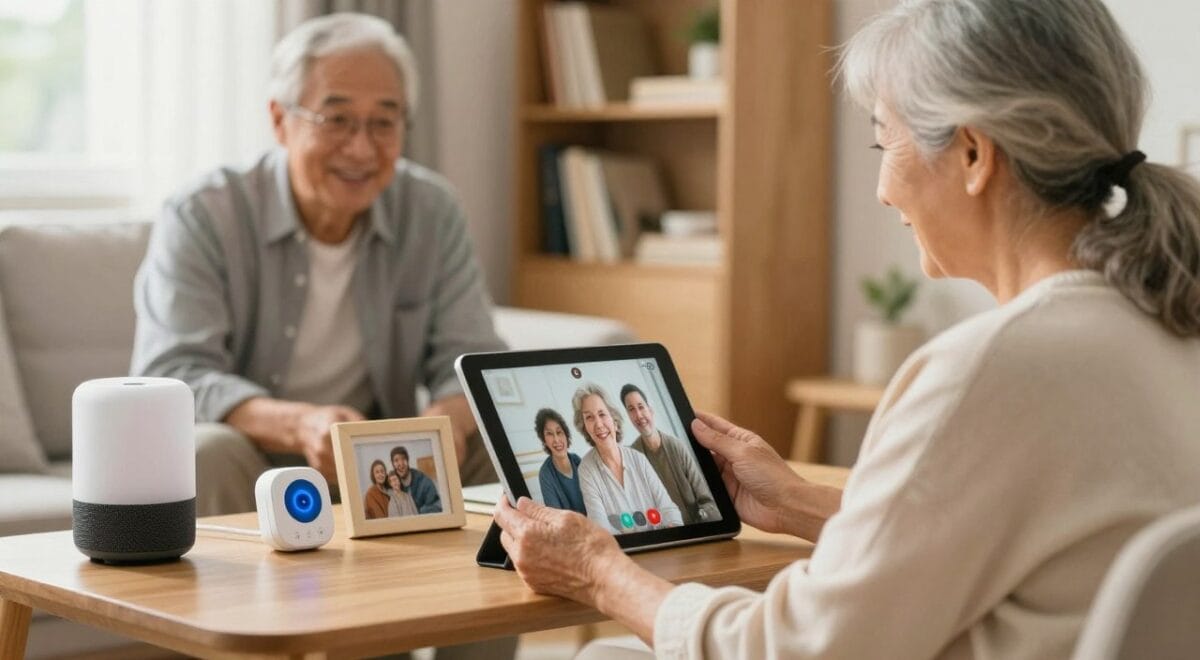 "Tecnologia para Idosos:" Gadgets fáceis de usar que ajudam na segurança e comunicação. 1 Tecnologia para Idosos