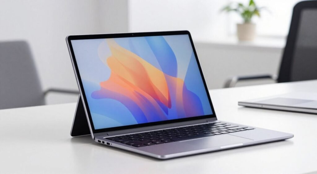 Imagem do Samsung Galaxy Book Ultra com design moderno