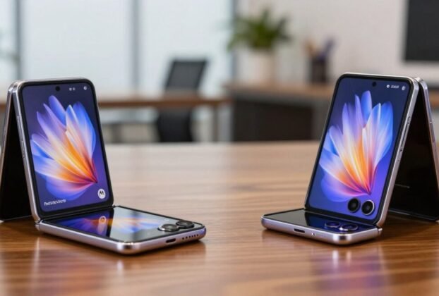 Smartphone Motorola Razr 60 Ultra 5G e Samsung Galaxy Z Flip7